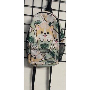 Puppuccino Bookbag Backpack Bag Coffee Light Padding Mesh Pockets